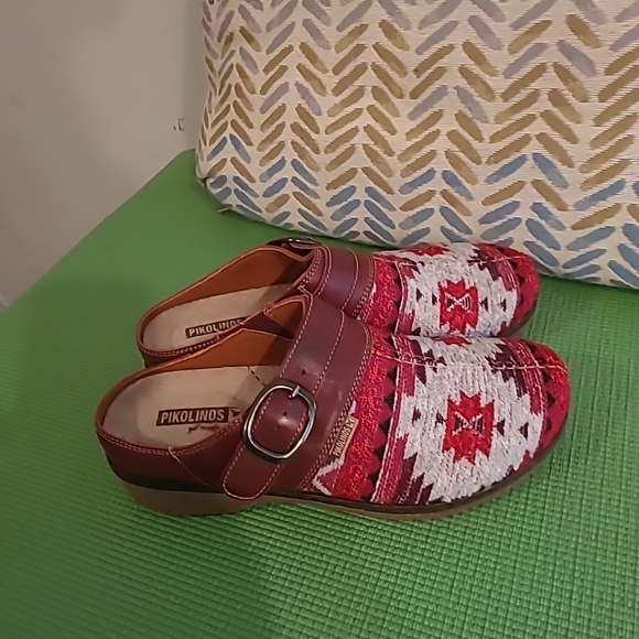 Pikolinos Knit Slip-On Clogs Arch Support Denia Arcilla US 8 - Picture 4 of 7